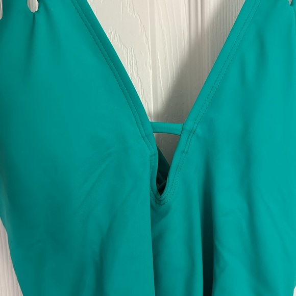 One Piece Missy Green Swimsuit - Picture 8 of 10